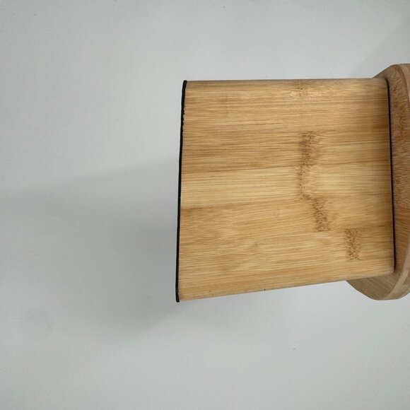 Foldable Bamboo Meditation Bench With Cushion & Red Lotus Embroidery - Picture 13 of 13